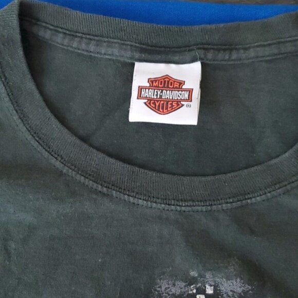 Harley Davidson 2013 Green/black skeleton rider Big Moose Portland Maine - Picture 7 of 8